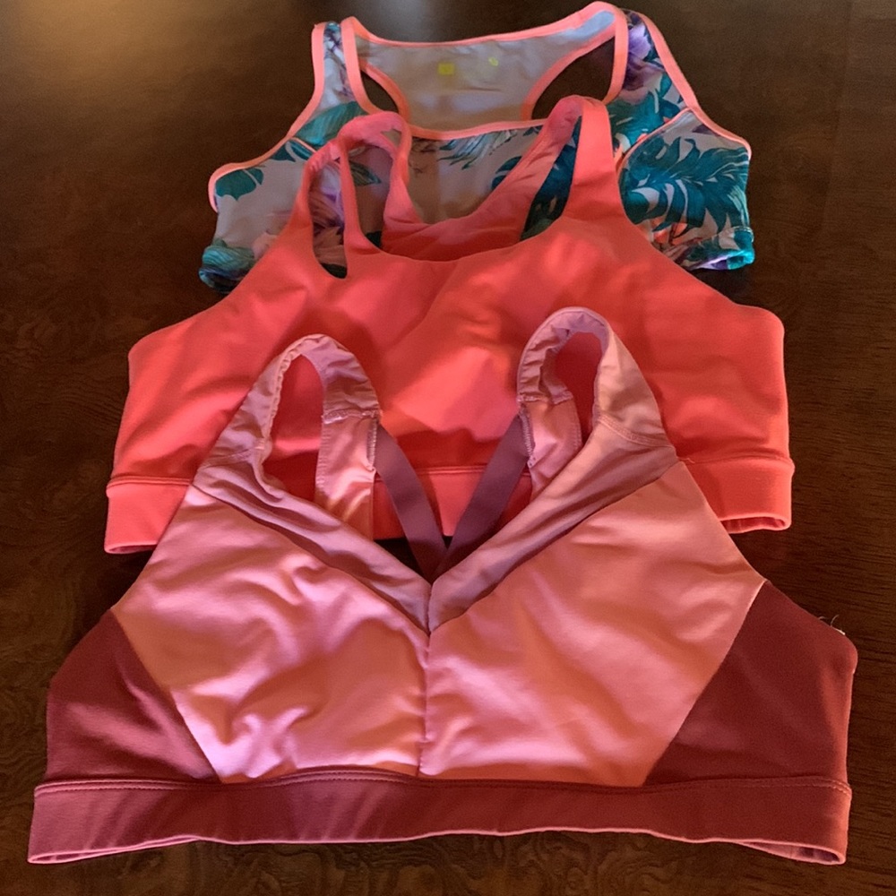 Set of 3 sport bras